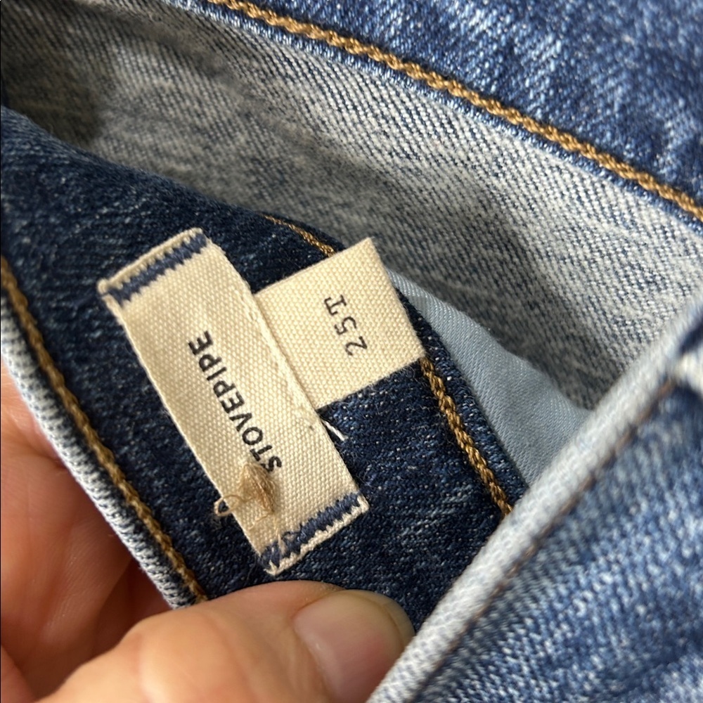 MADEWELL Stovepipe Jeans Size 25 Tall - Picture 10 of 15
